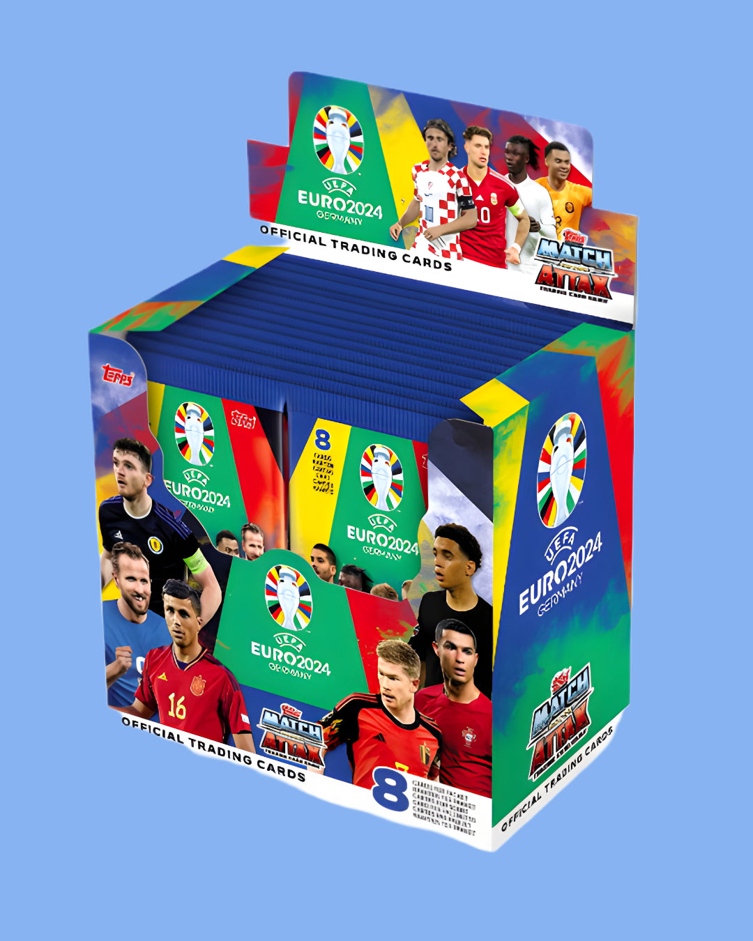 Topps - EM-2024, 36 Päckli à 8 Karten (insgesamt 288 Karten)