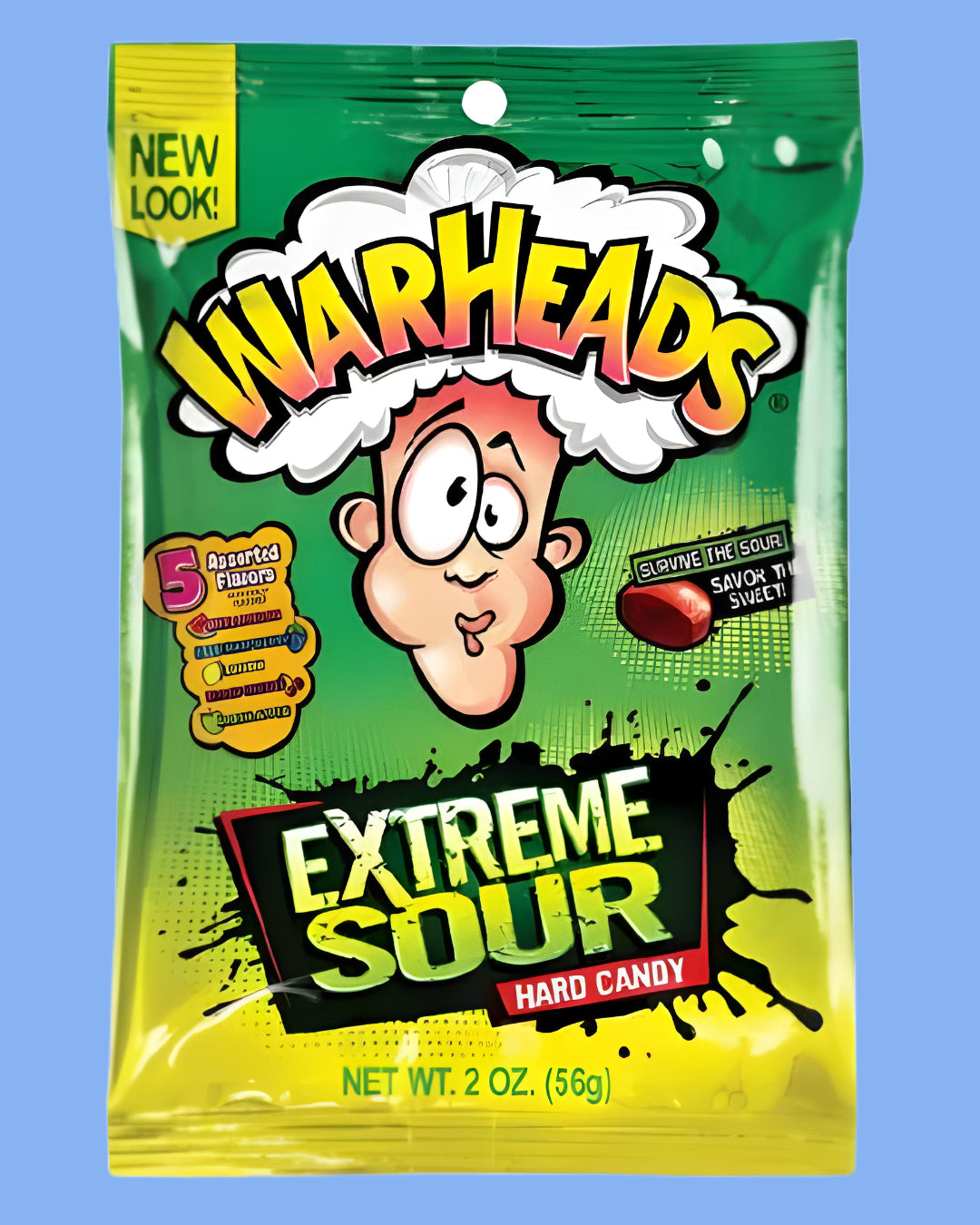 Warheads Extreme Sour Peg Bag 57g