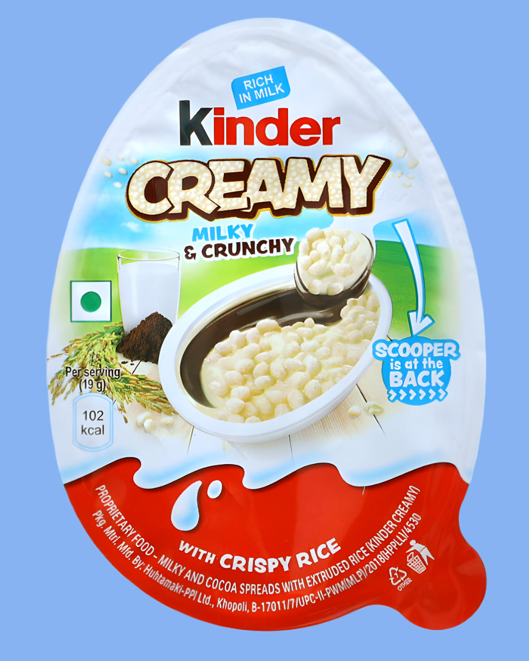 Kinder Creamy Milky & Crunchy 19g