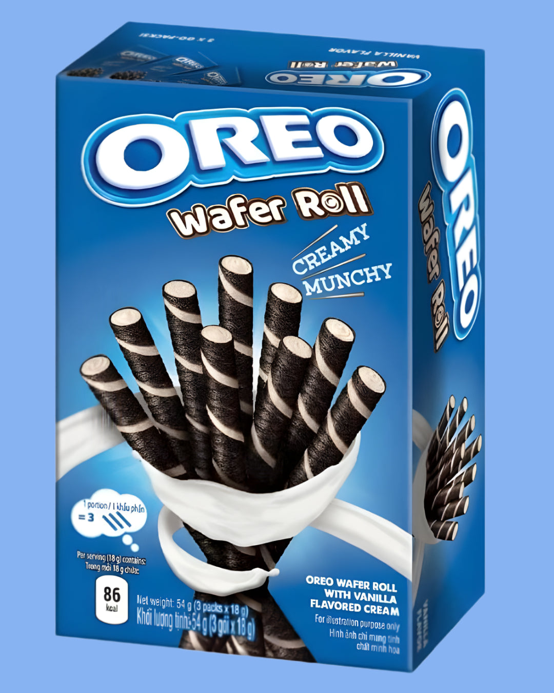 Oreo Vanilla Wafer Roll 54g